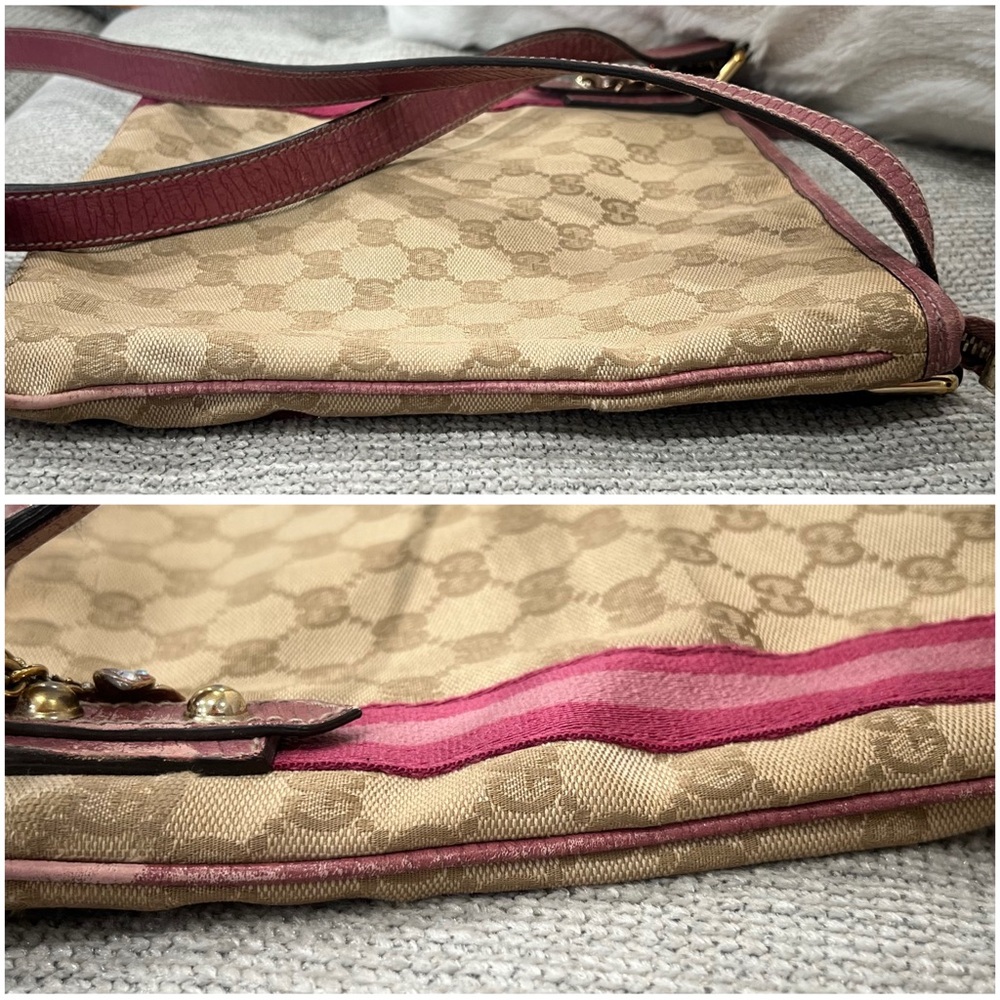 Gucci Monogram Web Jolicoeur Messenger  Crossbody Bag - Picture 5 of 11